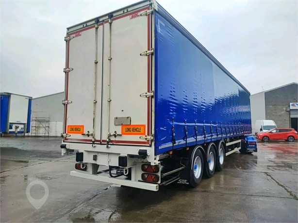 2014 SDC 13.5 m Used Curtain Side Trailers for sale