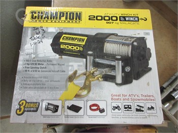 CHAMPION POWER EQUIPMENT 2000 POUND WINCH New Other Truck / Trailer Components auction results