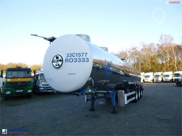 1995 MAGYAR CHEMICAL TANK INOX L4BH 32.9 M3 / 1 COMP Used Chemical Tanker Trailers for sale
