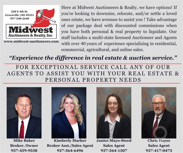 1MIDWEST AUCTIONEERS & REALTY, INC. New Residential Real Estate for sale