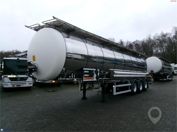 2008 LAG CHEMICAL TANK INOX L4BH 30 M3 / 1 COMP + PUMP Used Chemical Tanker Trailers for sale