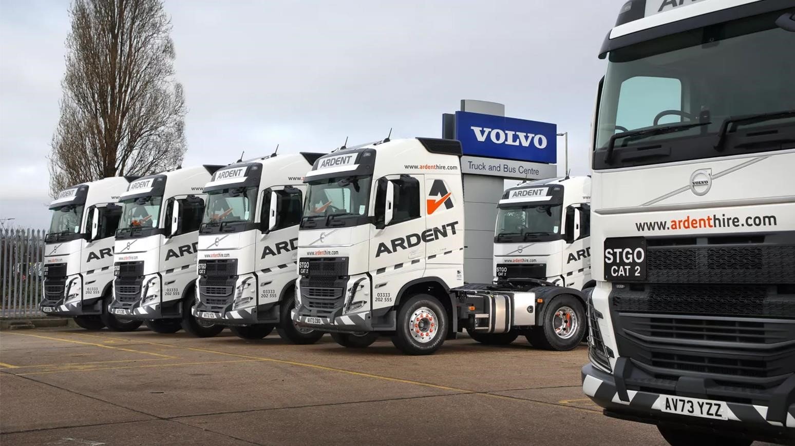 Ardent Hire Adds 20 New Volvo FH 500 Tractor Units In Major Fleet Upgrade