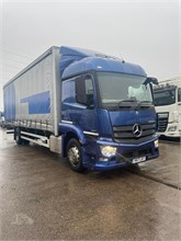 2017 MERCEDES-BENZ ACTROS 1824 Used Curtain Side Trucks for sale