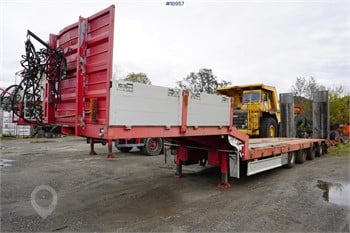 2011 DAMM Maskintralle Used Low Loader Trailers for sale