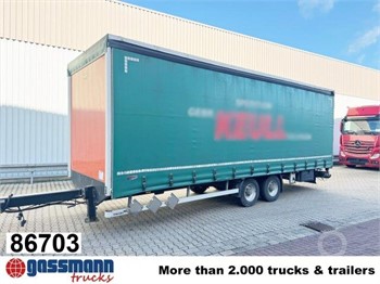 2014 TANG 8.16 m x 249 cm Used Curtain Side Trailers for sale
