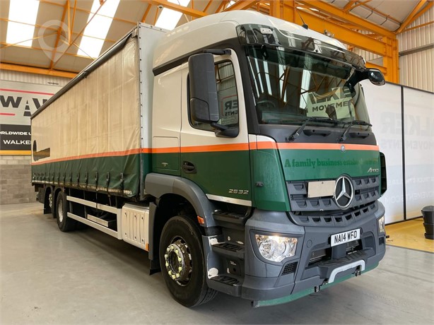 2014 MERCEDES-BENZ AROCS 2532 Used Curtain Side Trucks for sale