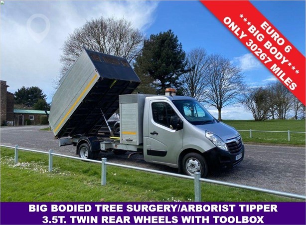 2018 VAUXHALL MOVANO Used Tipper Crane Vans for sale