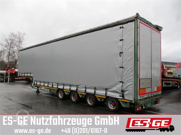 2005 FAYMONVILLE 4-ACHS-SATTELTIEFLADER - PLANE+SPRIEGEL Used Low Loader Trailers for sale
