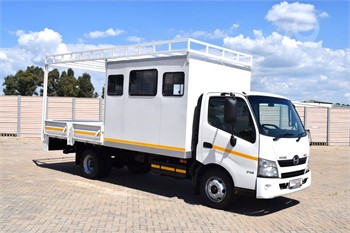 2017 HINO 300 714 Used Dropside Flatbed Trucks for sale