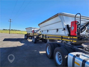 2021 LEADER TRAILER BODIES 20 CUBE SIDE TIPPER Used Tipper Trailers for sale