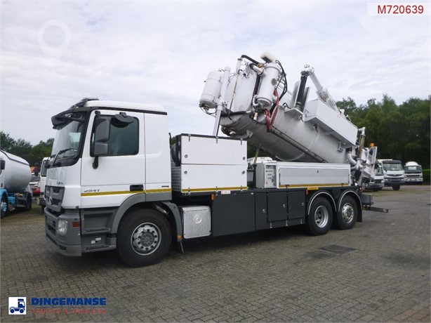 2013 MERCEDES-BENZ ACTROS 2541 Used Vacuum Municipal Trucks for sale