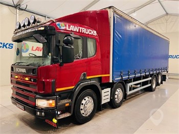 2003 SCANIA P114L340 Used Curtain Side Trucks for sale