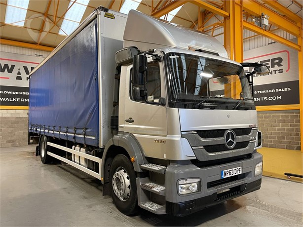 2013 MERCEDES-BENZ AXOR 1829 Used Curtain Side Trucks for sale