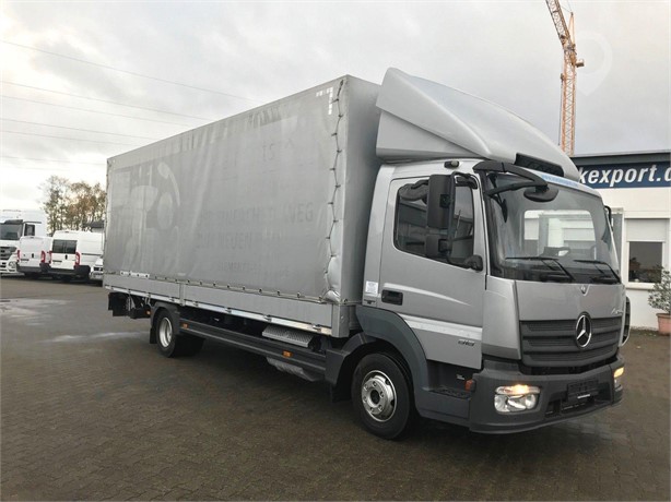 2015 MERCEDES-BENZ ATEGO 818 Used Curtain Side Trucks for sale