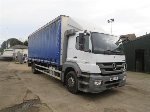 2014 MERCEDES-BENZ AXOR 1824 Used Curtain Side Trucks for sale