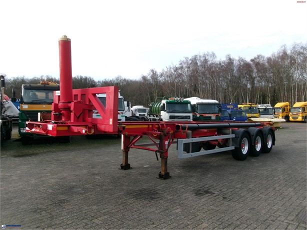 2014 DENNISON 3-AXLE TIPPING CONTAINER TRAILER 30 FT. Used Tipper Trailers for sale