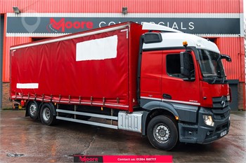 2017 MERCEDES-BENZ ACTROS 2532 Used Curtain Side Trucks for sale