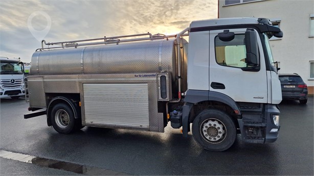 2018 MERCEDES-BENZ ANTOS 1833 Used Food Tanker Trucks for sale