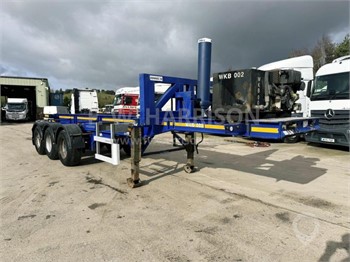 2014 DENNISON TRI AXLE SLIDING TIPPING SKELETAL TRAILER Used Other Trailers for sale