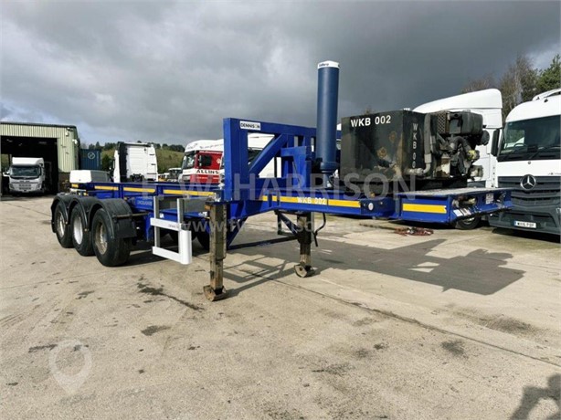 2014 DENNISON TRI AXLE SLIDING TIPPING SKELETAL TRAILER Used Other Trailers for sale