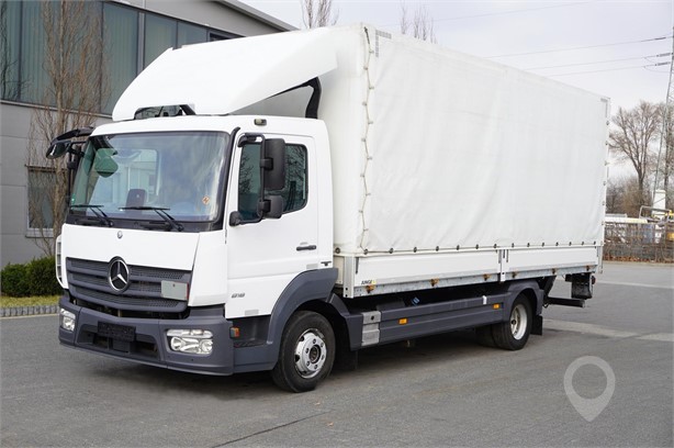 2018 MERCEDES-BENZ ATEGO 818 Used Curtain Side Trucks for sale