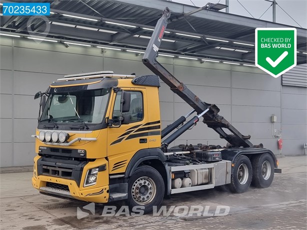 2015 VOLVO FMX540 Used Hook Loader Trucks for sale