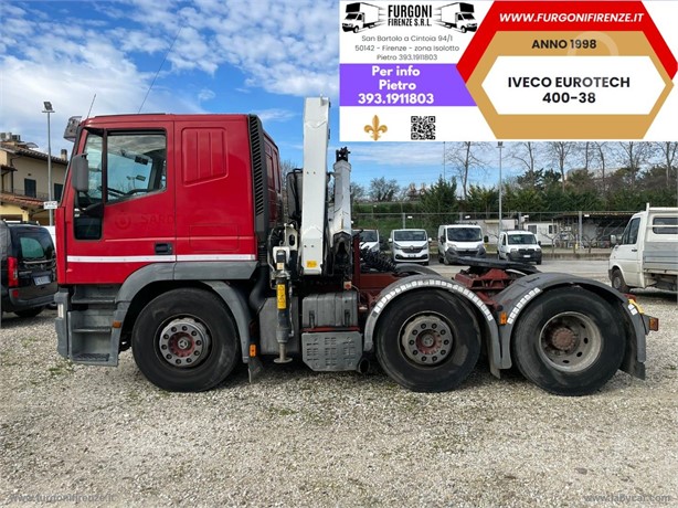 1998 IVECO EUROTECH 400E38 Used Tractor with Crane for sale