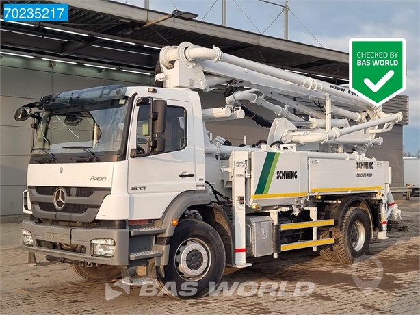 2011 MERCEDES-BENZ AXOR 1833 Used Concrete Trucks for sale