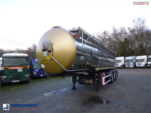 2002 VANHOOL CHEMICAL TANK INOX L4BH 30 M3 / 1 COMP / ADR 29/08 Used Chemical Tanker Trailers for sale