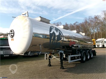 1997 MAGYAR CHEMICAL TANK INOX 29.8 M3 / 1 COMP Used Chemical Tanker Trailers for sale
