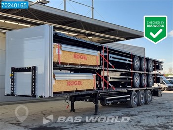 2024 KÖGEL S24-1 3 AXLES NEW SAF LIFTACHSE PACK OF 3! CURTAIN New Curtain Side Trailers for sale