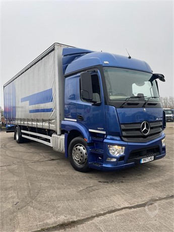 2017 MERCEDES-BENZ ACTROS 1827 Used Curtain Side Trucks for sale