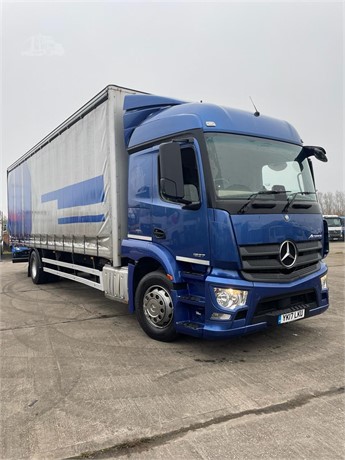 2017 MERCEDES-BENZ ACTROS 1827 Used Curtain Side Trucks for sale