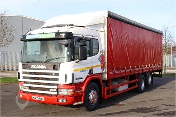 2002 SCANIA P94 Used Curtain Side Trucks for sale
