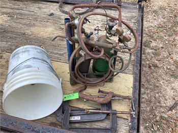 ACETYLENE TORCH SET AND C-CLAMPS Used Welding Accessories Shop / Warehouse upcoming auctions