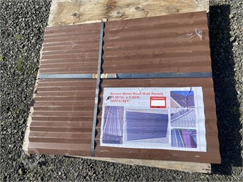 30-PCS METAL ROOF PANELS 3.9'L X 37"W New Roofing Building Supplies upcoming auctions