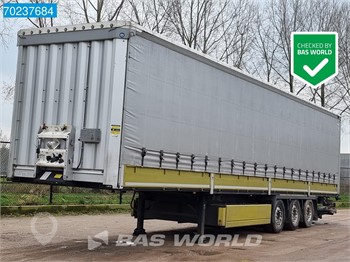 2018 KRONE SD 3 AXLES TAILGATE SIDEBOARDS LIFTACHSE PALETTENK Used Curtain Side Trailers for sale