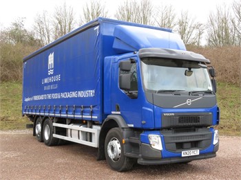 2020 VOLVO FE320 Used Curtain Side Trucks for sale