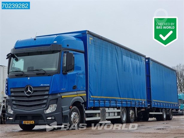 2015 MERCEDES-BENZ ACTROS 2642 Used Curtain Side Trucks for sale