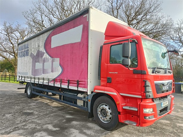 2015 MAN TGM 18.250 Used Curtain Side Trucks for sale