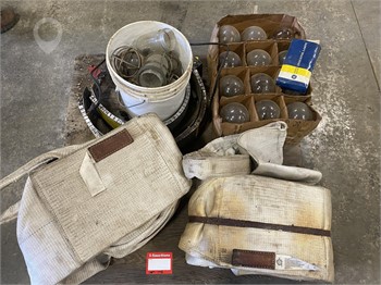 TWO NYLON LIFTING SLINGS, BARREL WARMERS, AND LIGH Used Other Shop / Warehouse upcoming auctions