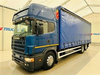 2004 SCANIA R124L420 Used Curtain Side Trucks for sale
