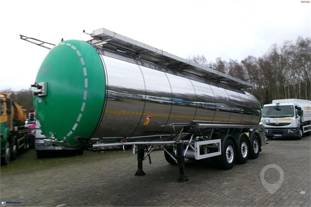 2015 FELDBINDER CHEMICAL (NON ADR) TANK INOX 34 M3 / 1 COMP Used Chemical Tanker Trailers for sale