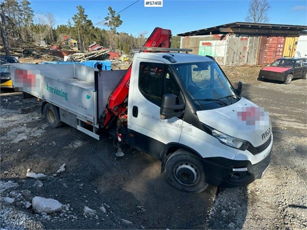 2016 IVECO DAILY 70C18 Used Dropside Crane Vans for sale