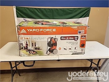 YARD FORCE WALK BEHIND LAWN MOWER W/ B & S ENGINE Used Other upcoming auctions