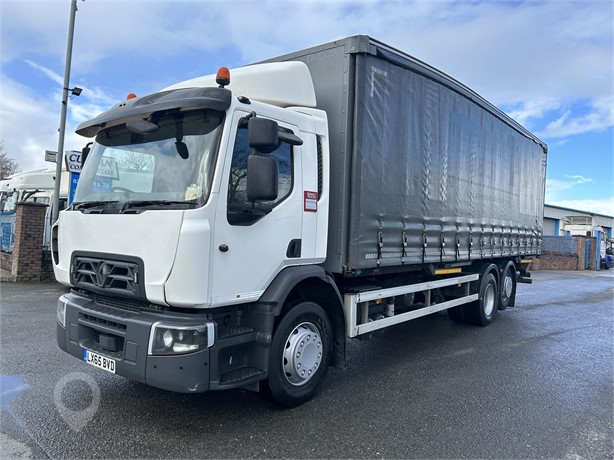 2015 RENAULT D26 Used Curtain Side Trucks for sale