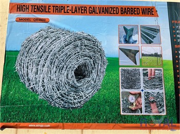 2024 20 ROLLS OF BARBED WIRE FENCING Used Other upcoming auctions