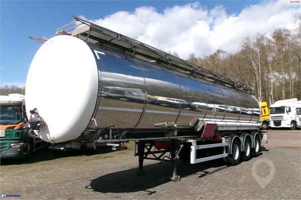 2005 LAG CHEMICAL TANK INOX 37.5 M3 / 1 COMP + PUMP Used Chemical Tanker Trailers for sale