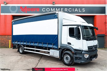 2020 MERCEDES-BENZ ACTROS 1824 Used Curtain Side Trucks for sale