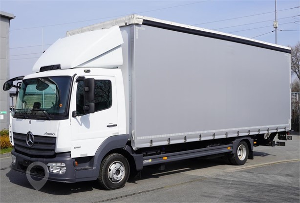 2019 MERCEDES-BENZ ATEGO 818 Used Curtain Side Trucks for sale